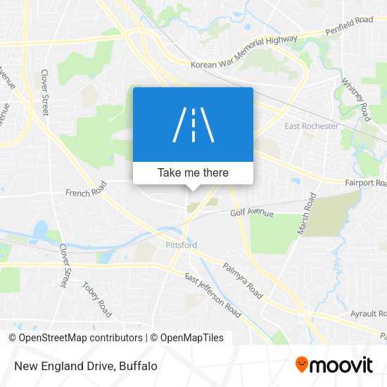 Mapa de New England Drive