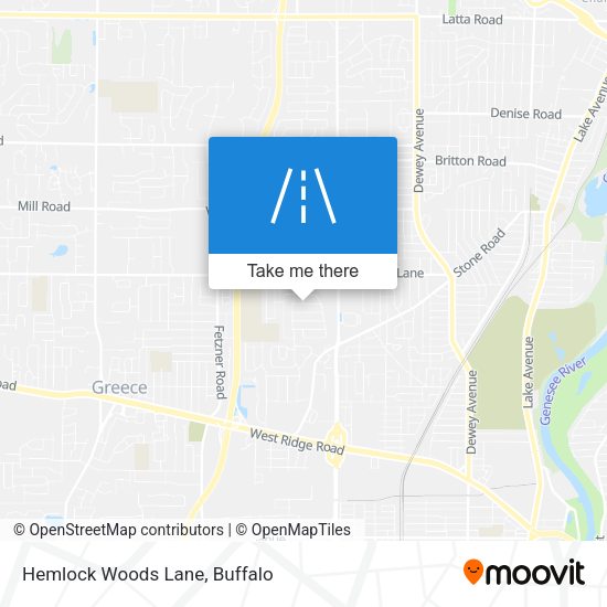 Mapa de Hemlock Woods Lane