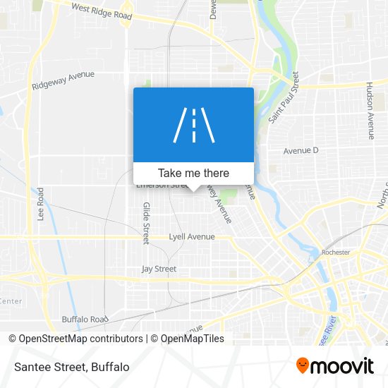 Mapa de Santee Street