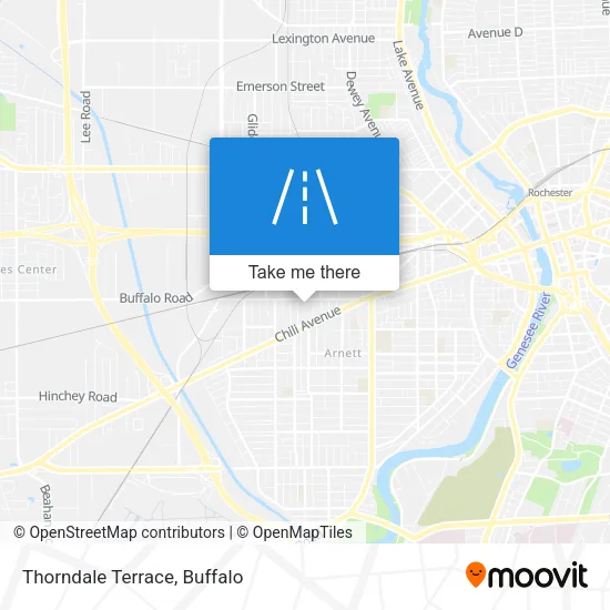 Thorndale Terrace map
