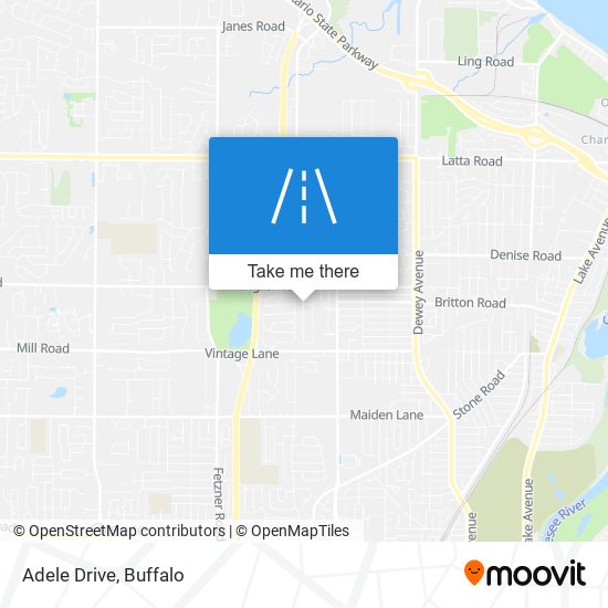 Mapa de Adele Drive