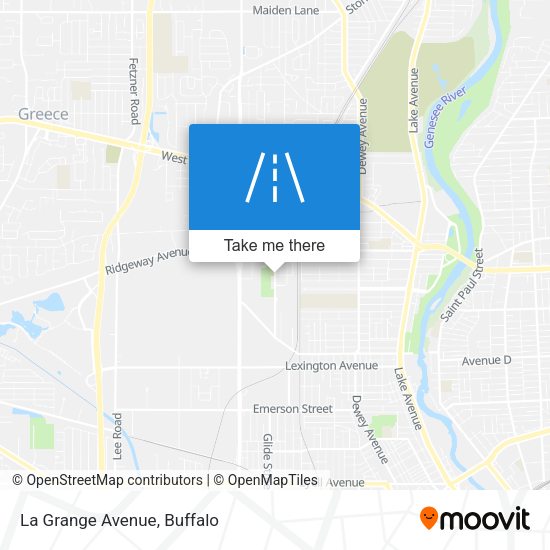 Mapa de La Grange Avenue