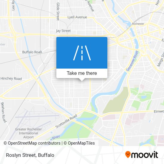Mapa de Roslyn Street