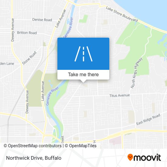 Mapa de Northwick Drive