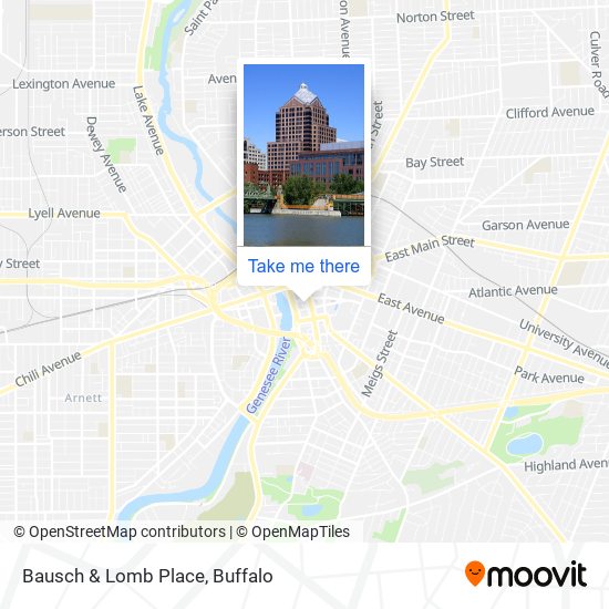 Bausch & Lomb Place map