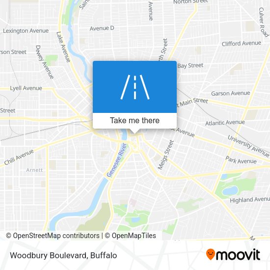 Woodbury Boulevard map