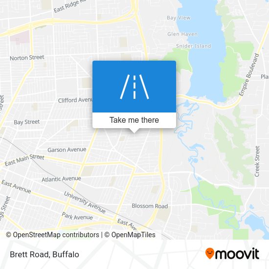 Mapa de Brett Road