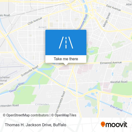 Mapa de Thomas H. Jackson Drive