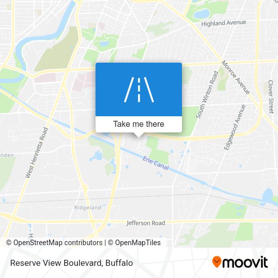 Reserve View Boulevard map