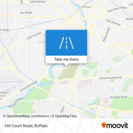 Mapa de Hill Court Road