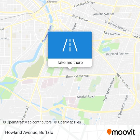 Mapa de Howland Avenue