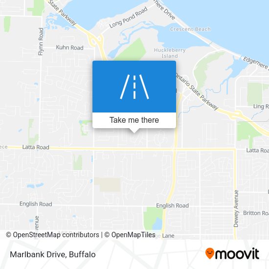 Marlbank Drive map