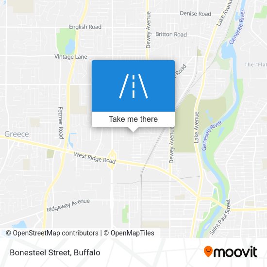 Mapa de Bonesteel Street