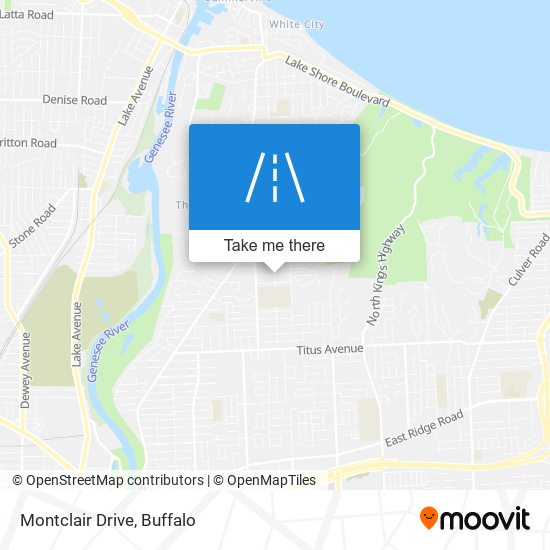 Montclair Drive map