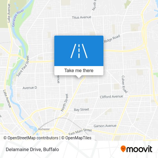 Mapa de Delamaine Drive