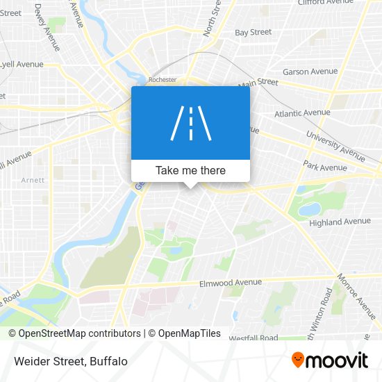 Mapa de Weider Street