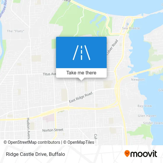 Ridge Castle Drive map