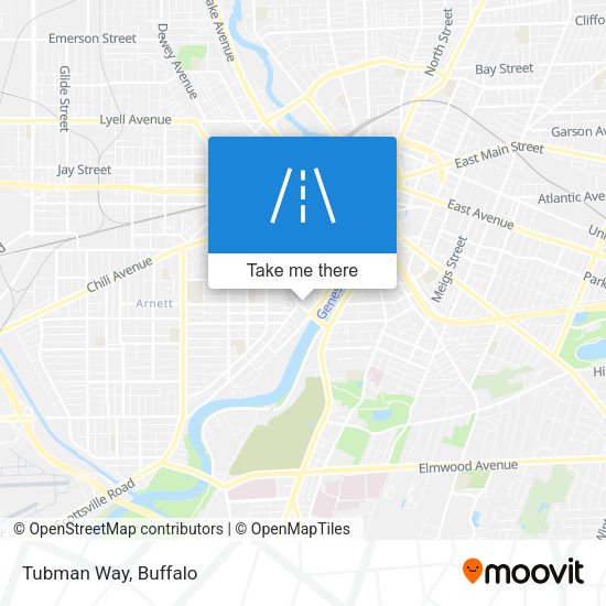 Tubman Way map