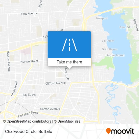 Mapa de Charwood Circle
