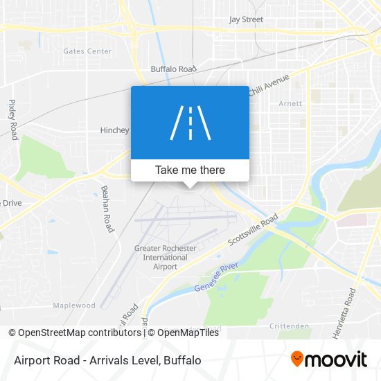 Airport Road - Arrivals Level map