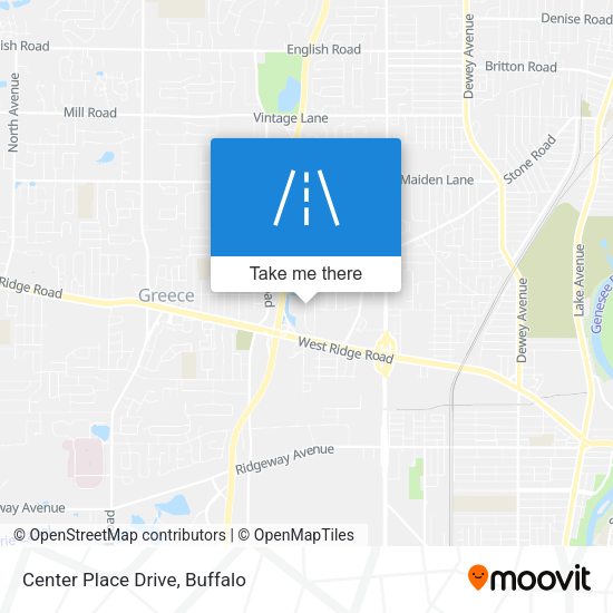 Mapa de Center Place Drive