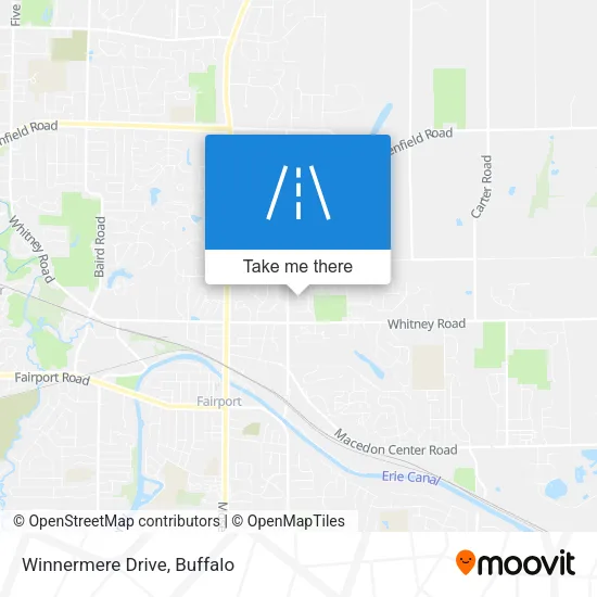 Winnermere Drive map