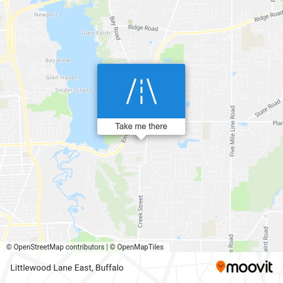 Mapa de Littlewood Lane East