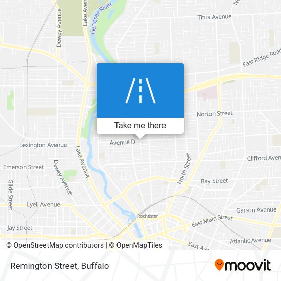 Remington Street map