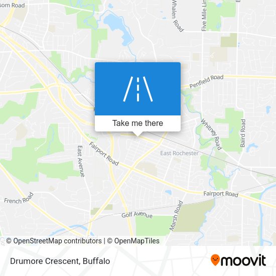 Mapa de Drumore Crescent