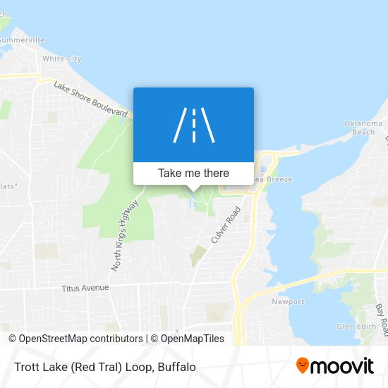 Trott Lake (Red Tral) Loop map