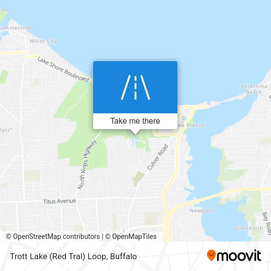Trott Lake (Red Tral) Loop map