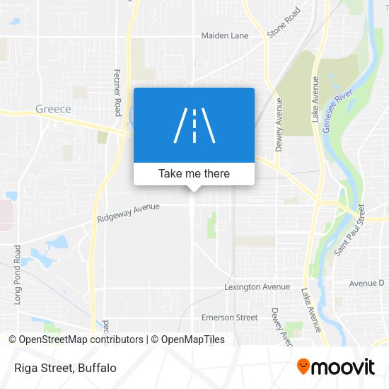 Mapa de Riga Street