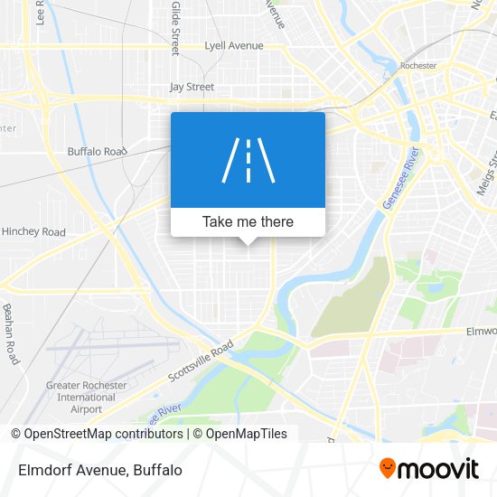 Mapa de Elmdorf Avenue