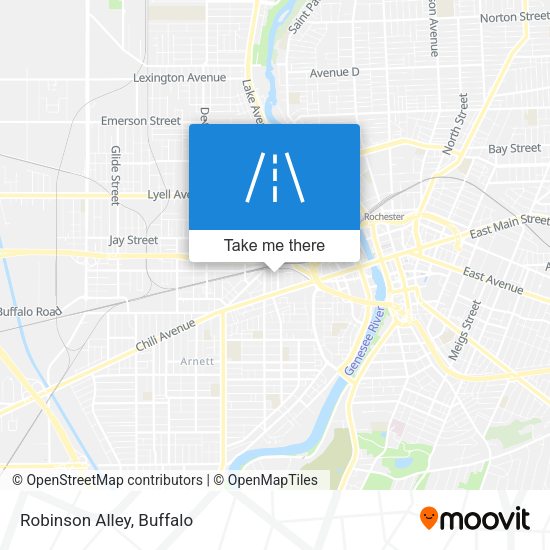 Mapa de Robinson Alley