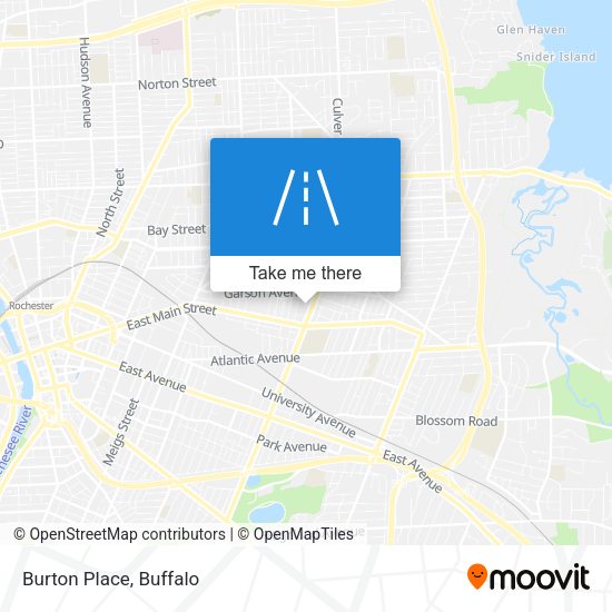 Mapa de Burton Place