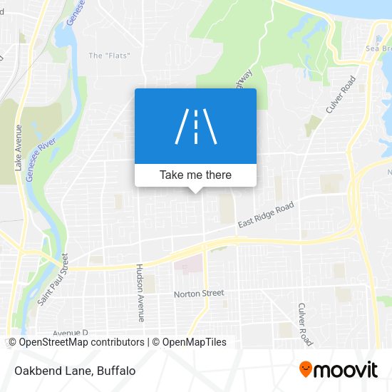 Mapa de Oakbend Lane