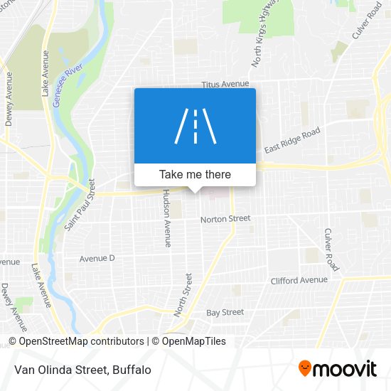 Mapa de Van Olinda Street