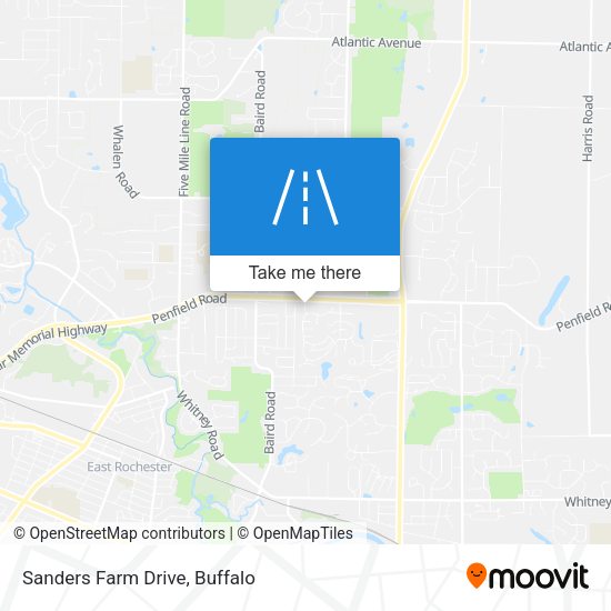 Sanders Farm Drive map