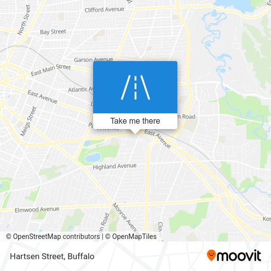 Mapa de Hartsen Street