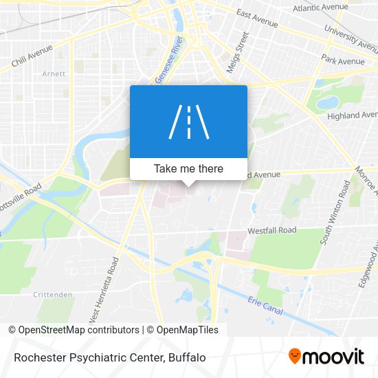 Mapa de Rochester Psychiatric Center