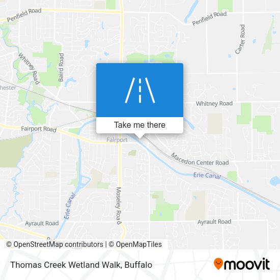 Thomas Creek Wetland Walk map