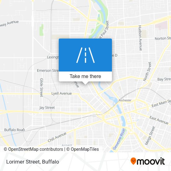 Mapa de Lorimer Street