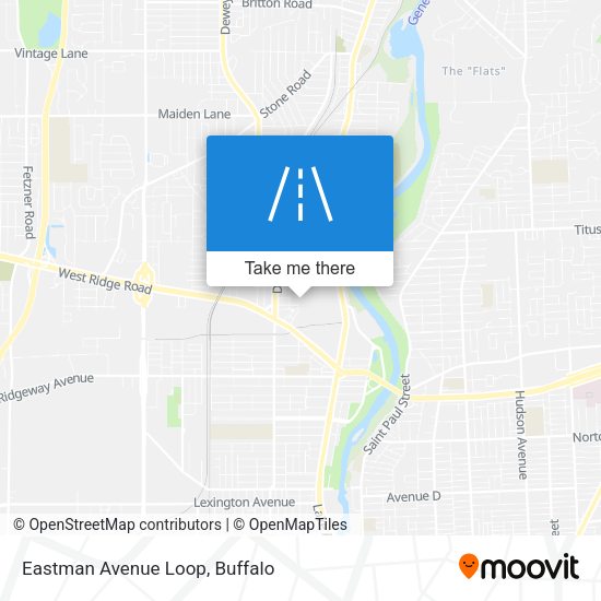 Eastman Avenue Loop map