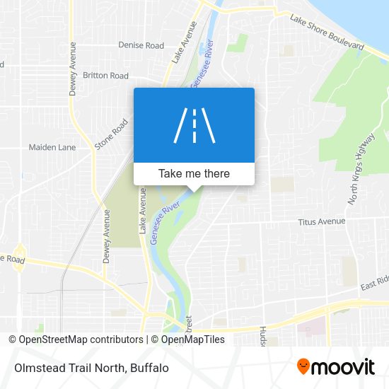 Olmstead Trail North map