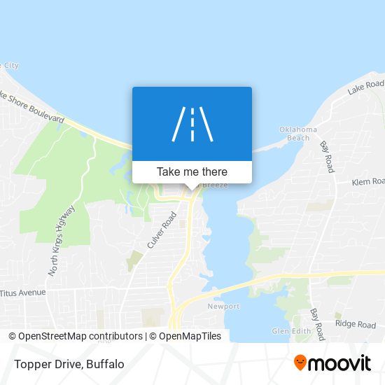 Topper Drive map