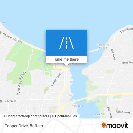 Topper Drive map