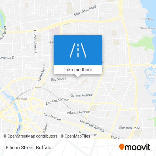 Ellison Street map