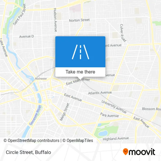 Circle Street map