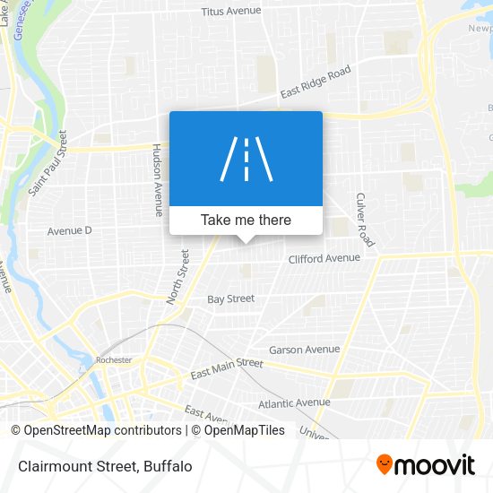 Mapa de Clairmount Street