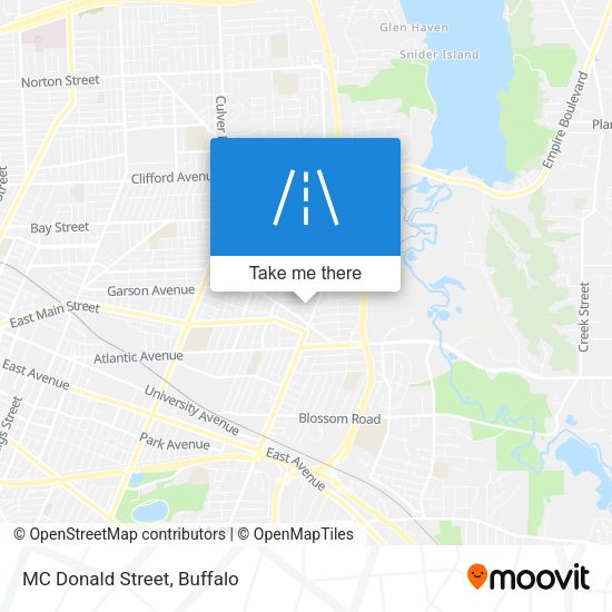 MC Donald Street map